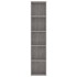 Estantería madera contrachapada gris hormigón 40x30x189