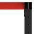 Banco de trabajo estructura metal negro y rojo 150x57x79