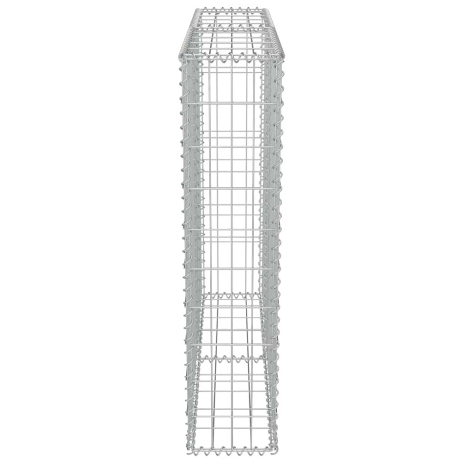 Muro de gaviones con cubiertas acero galvanizado 100x20x100