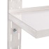 Estantería pared flotante 2 niveles acero inoxidable 100x30