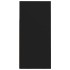 Aparador con luces LED negro 80x35x75