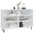 Aparador de madera contrachapada blanco 103,5x35x70