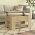 Mesa de centro madera de ingeniería roble Sonoma 79x49x41