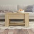 Mesa de centro madera de ingeniería roble Sonoma 79x49x41