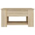 Mesa de centro madera de ingeniería roble Sonoma 79x49x41
