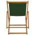 Silla de playa plegable madera de eucalipto y tela