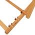 Silla de playa plegable madera de eucalipto y tela