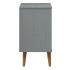 Mesita de noche MOLDE madera maciza de pino gris 40x35x65
