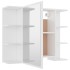 Armario de espejo de baño madera contrachapada 80x20,5x64