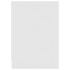 Mueble de TV madera contrachapada blanco brillo 146,5x35x50