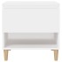Mesitas de noche 2 uds madera contrachapada blanco 50x46x50