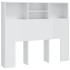 Mueble cabecero blanco brillante 120x19x103,5