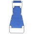 Tumbona plegable con toldo aluminio