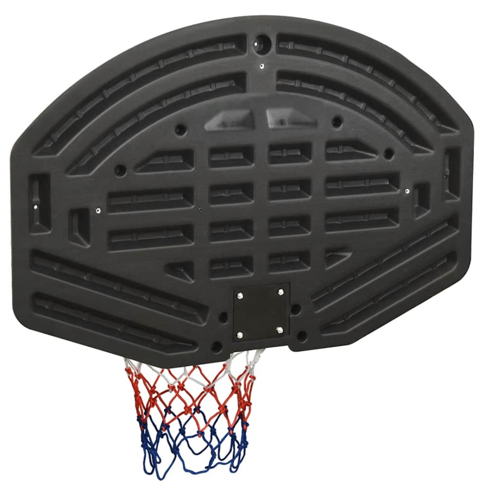 Tablero de baloncesto polietileno negro 90x60x2