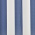 Toldo de lona azul y blanco 6x3 m (sin