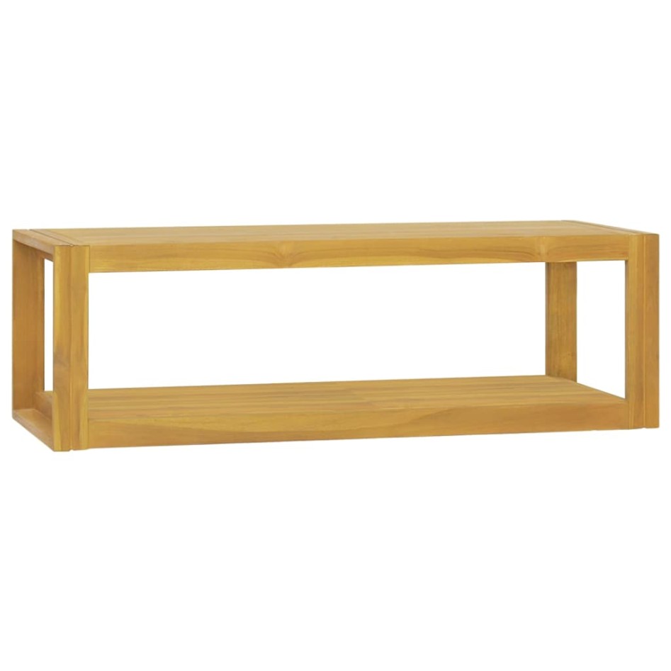 Armario de baño de pared madera maciza de teca 110x45x35