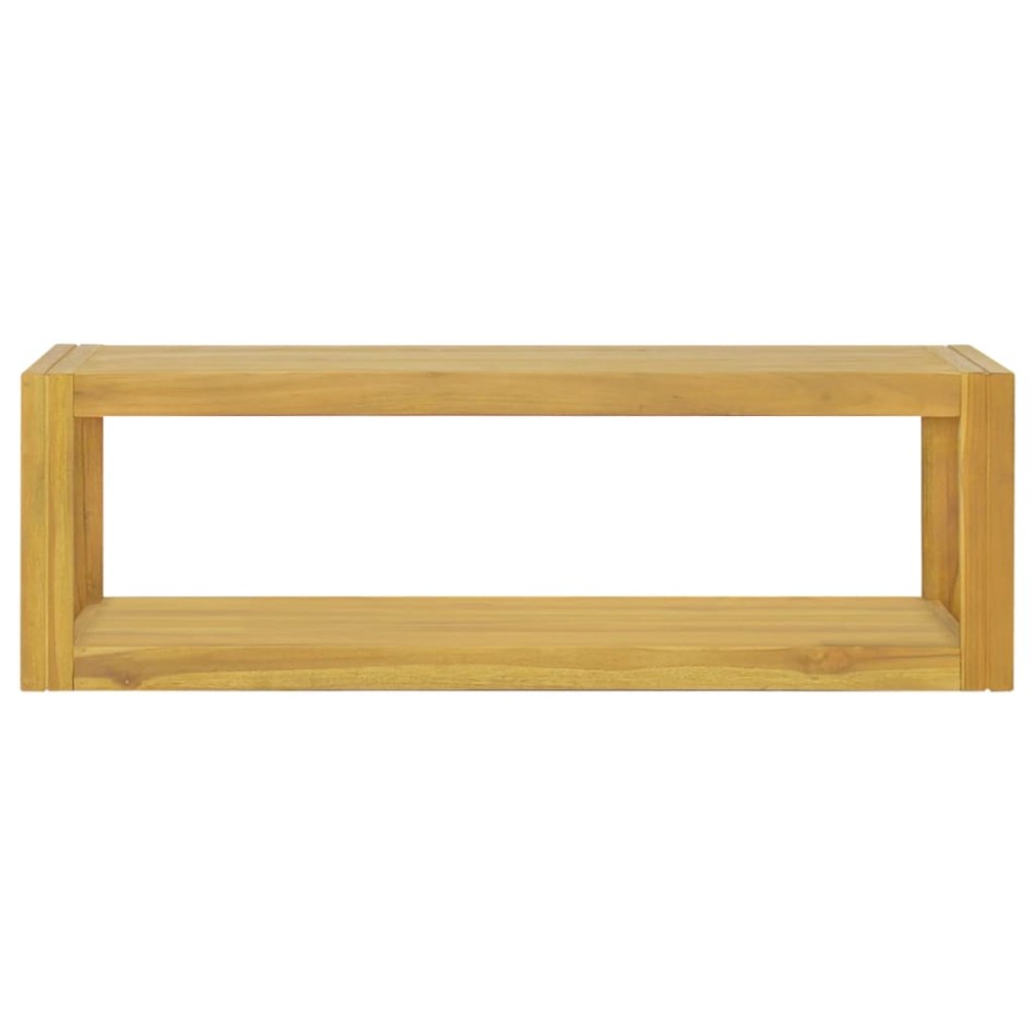 Armario de baño de pared madera maciza de teca 110x45x35