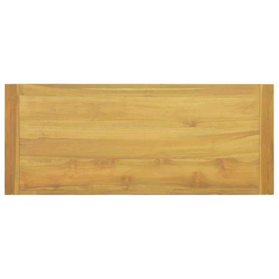 Armario de baño de pared madera maciza de teca 110x45x35