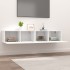 Muebles para TV 2 uds madera de ingeniería blanco 80x30x30