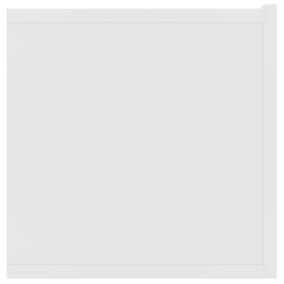 Muebles para TV 2 uds madera de ingeniería blanco 80x30x30