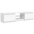 Mueble para TV con luces LED blanco 140x40x35,5