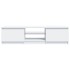 Mueble para TV con luces LED blanco 140x40x35,5