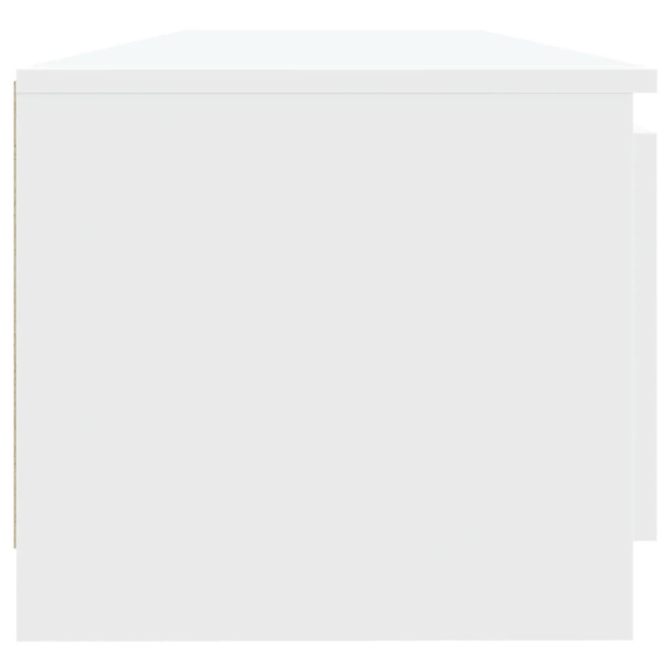 Mueble para TV con luces LED blanco 140x40x35,5