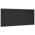 Cabecero de cama madera contrachapada negro 200x1,5x80