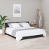 Cabecero de cama madera contrachapada negro 200x1,5x80