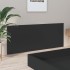 Cabecero de cama madera contrachapada negro 200x1,5x80