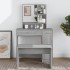 Tocador con espejo color gris sonoma 86,5x35x136