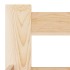 Estructura de cama sin colchón madera maciza de pino 100x200