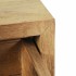 Mesita de noche de teca maciza 40x30x50