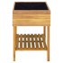Jardinera elevada de madera maciza de acacia 78,5x58,5x78,5
