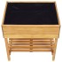 Jardinera elevada de madera maciza de acacia 78,5x58,5x78,5
