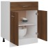 Armario bajo de cocina madera ingeniería marrón