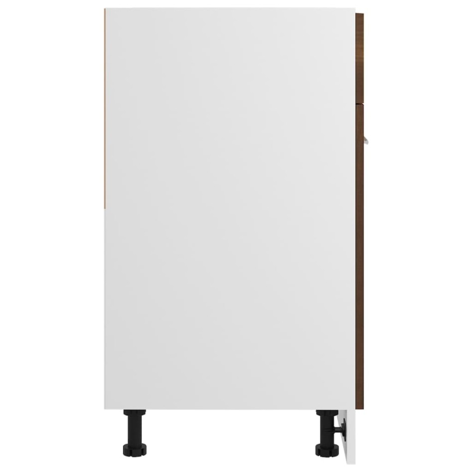 Armario bajo de cocina madera ingeniería marrón