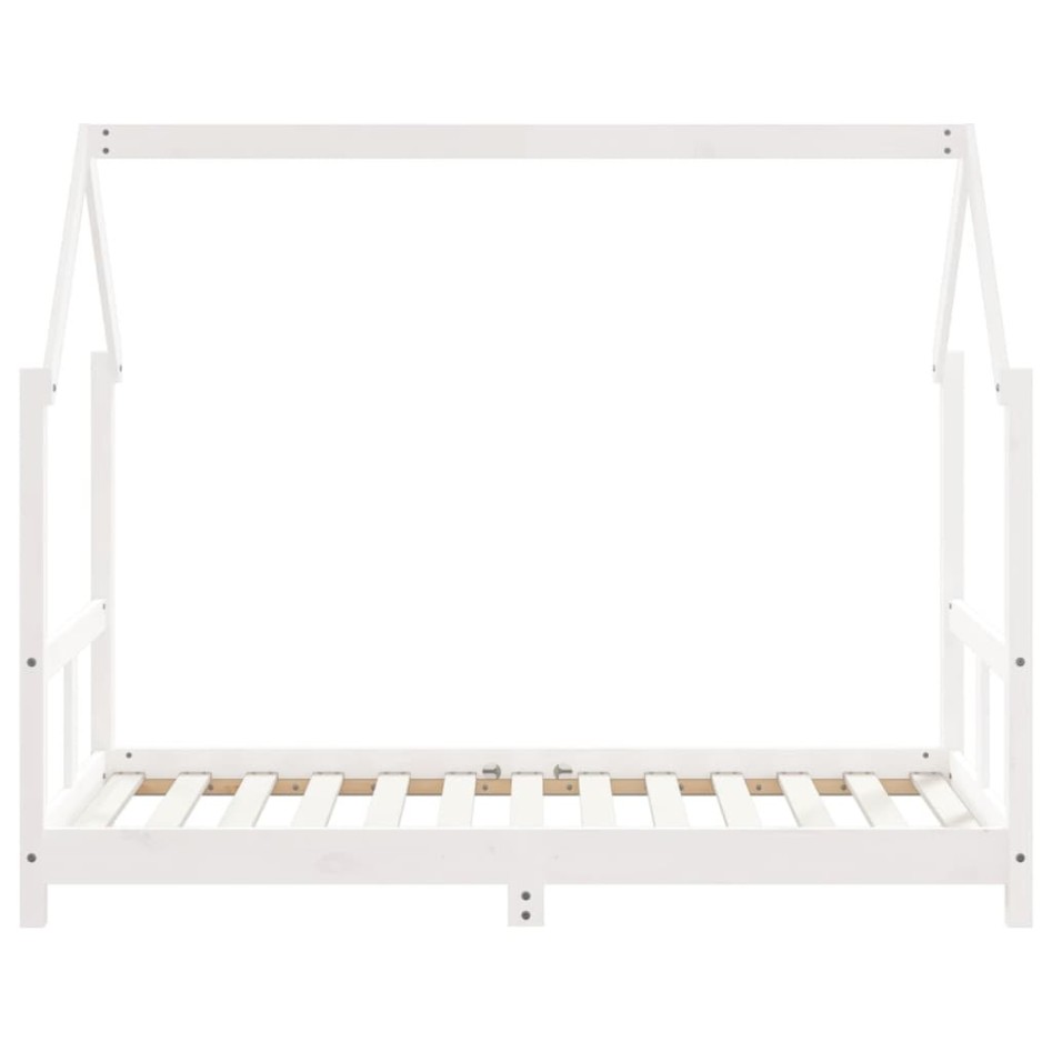 Estructura de cama para niños madera de pino blanco 80x160