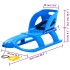 Trineo con asiento polipropileno azul 102,5x40x23