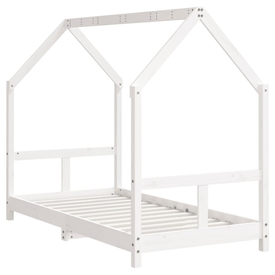 Estructura de cama para niños madera de pino blanco 80x160