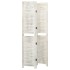 Biombo de 3 paneles madera blanco envejecido 105x165