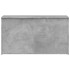 Baúl almacenaje madera contrachapada gris hormigón 84x42x46