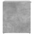 Baúl almacenaje madera contrachapada gris hormigón 84x42x46