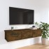 Armario pared madera contrachapada roble ahumado 88x26x18,5