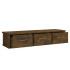 Armario pared madera contrachapada roble ahumado 88x26x18,5