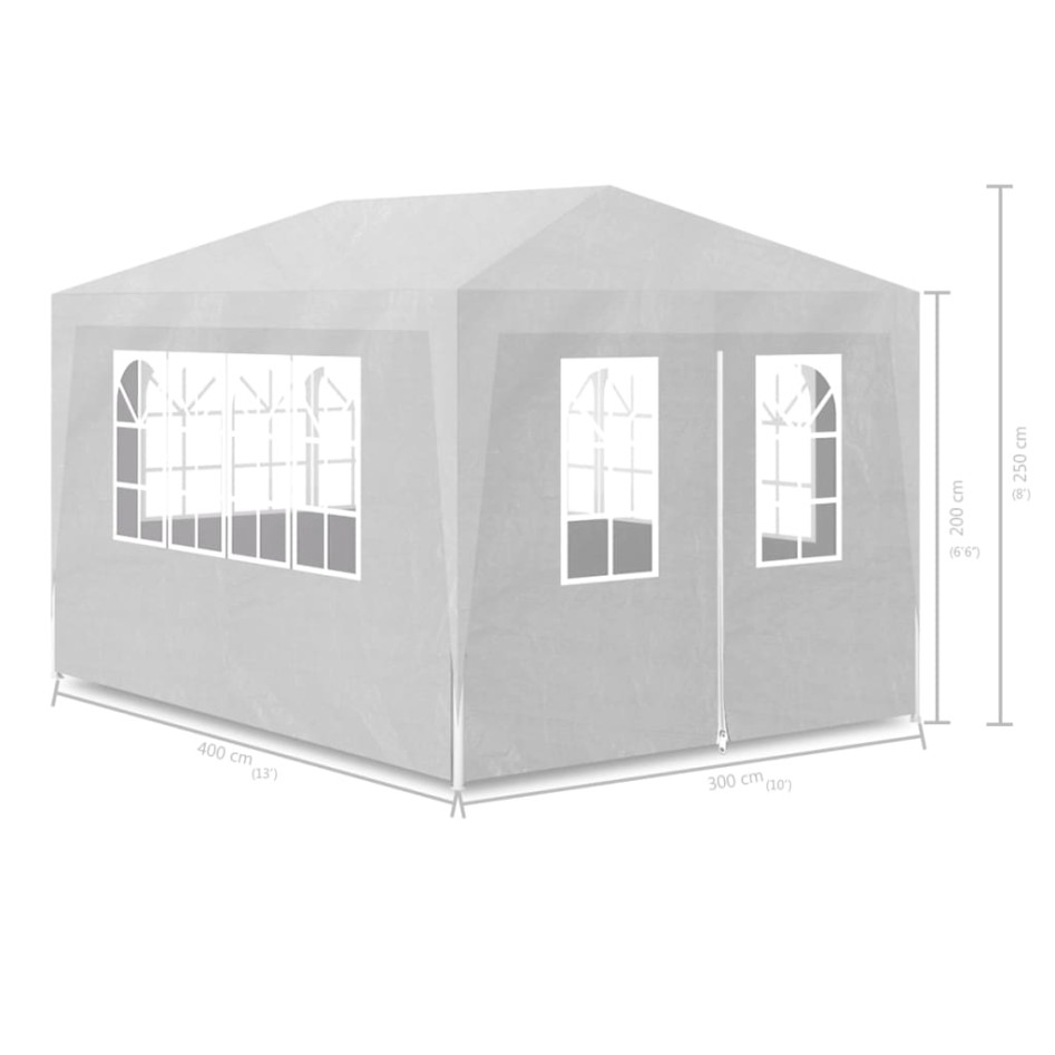 Carpa para fiestas blanco 3x4