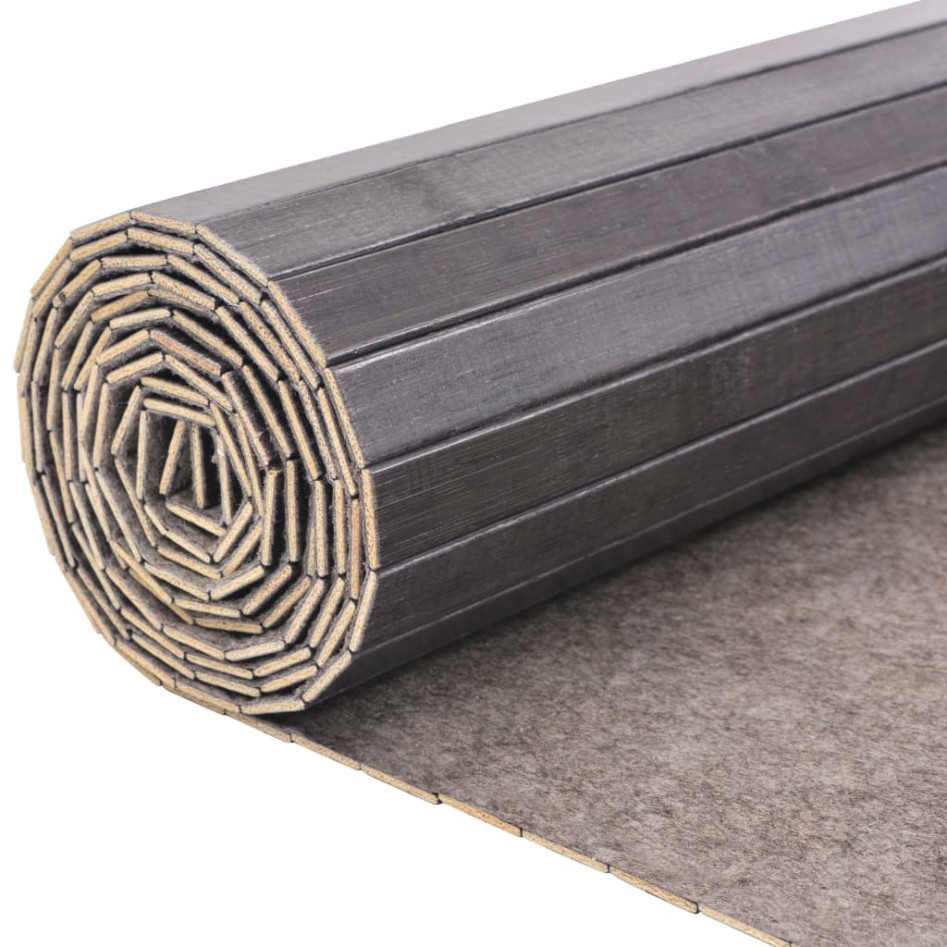 Biombo divisor de bambú gris 250x165