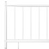 Estructura de cama sin colchón metal blanco 90x200