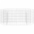 Arriate de gaviones de hierro galvanizado 120x50x50