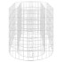Arriate de gaviones de hierro galvanizado 120x50x50